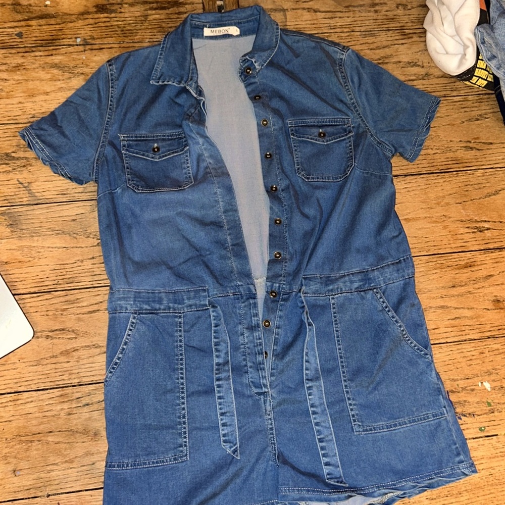 Jean-Like Romper by “Mebon” Size L
